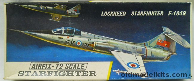 Airfix 1/72 Lockheed Starfighter F-104G - Royal Canadian Air Force or Luftwaffe, 291 plastic model kit